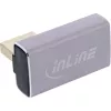 DisplayPort Umschalter InLine 17291I Grau Schwarz Goldbeschichtet