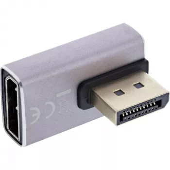 DisplayPort Gender Changer InLine 17291H grau schwarz goldbeschichtet