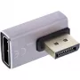 DisplayPort Gender Changer InLine 17291H grau schwarz goldbeschichtet