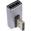 DisplayPort Gender Changer InLine 17291H grau schwarz goldbeschichtet
