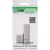 DisplayPort Gender Changer InLine 17291H grau schwarz goldbeschichtet