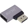 InLine 17291D Kabel Gender Changer DisplayPort Grau, Schwarz