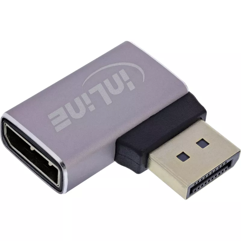 InLine 17291D Kabel Gender Changer DisplayPort Grau, Schwarz