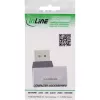 InLine 17291D Kabel Gender Changer DisplayPort Grau, Schwarz
