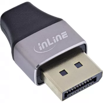 InLine 17291B Kabeladapter DisplayPort Mini DisplayPort Schwarz, Grau