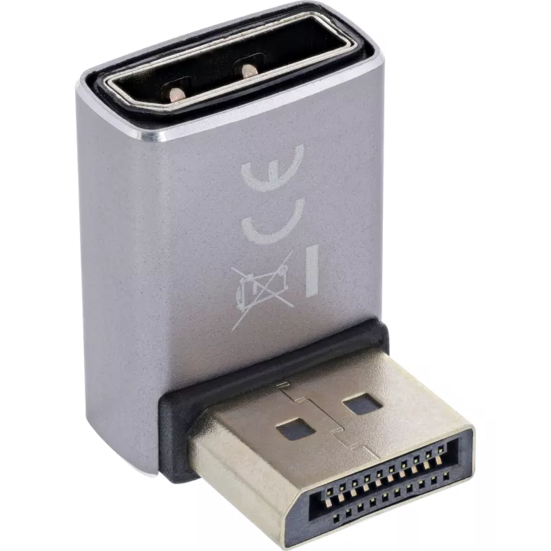 InLine 17291F Adapter DisplayPort Mini DisplayPort Grau Schwarz