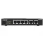 QNAP QSW-2104-2T-R2 Netzwerk-Switch Unmanaged 10G Ethernet (100/1000/10000) Desktop Schwarz