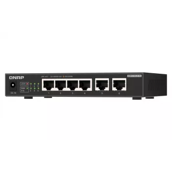 QNAP QSW-2104-2T-R2 Netzwerk-Switch Unmanaged 10G Ethernet (100/1000/10000) Desktop Schwarz