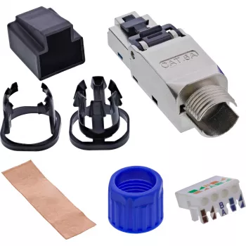 Netzwerkkabel InLine 76204D RJ-45 / LSA Stecker gerade 8,5 mm