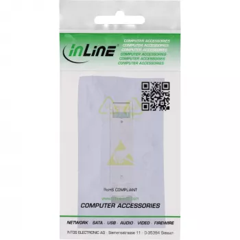Netzwerkkabel InLine 32335R RJ45 Cat5e 1m Schwarz