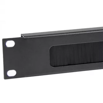StarTech.com 1U High-density Brush Strip Kabel Management Panel, zuverlässige horizontale Stahl-Kabelführung für Rechenzentren