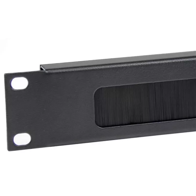 StarTech.com 1U High-density Brush Strip Kabel Management Panel, zuverlässige horizontale Stahl-Kabelführung für Rechenzentren
