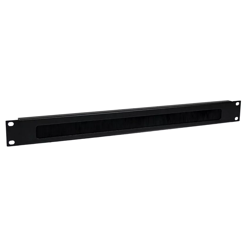 StarTech.com 1U High-density Brush Strip Kabel Management Panel, zuverlässige horizontale Stahl-Kabelführung für Rechenzentren