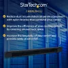 StarTech.com 1U High-density Brush Strip Kabel Management Panel, zuverlässige horizontale Stahl-Kabelführung für Rechenzentren