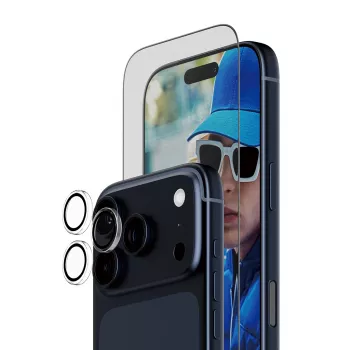 PanzerGlass 2-in-1 Essentials Bundle iPhone 17 Pro Kratz- und stoßfest