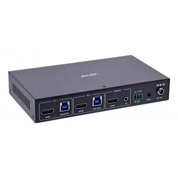 InLine 57885C KVM-Switch Rackmontage Schwarz