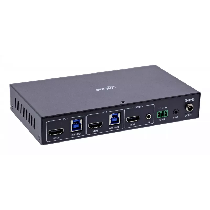 InLine 57885C KVM-Switch Rackmontage Schwarz