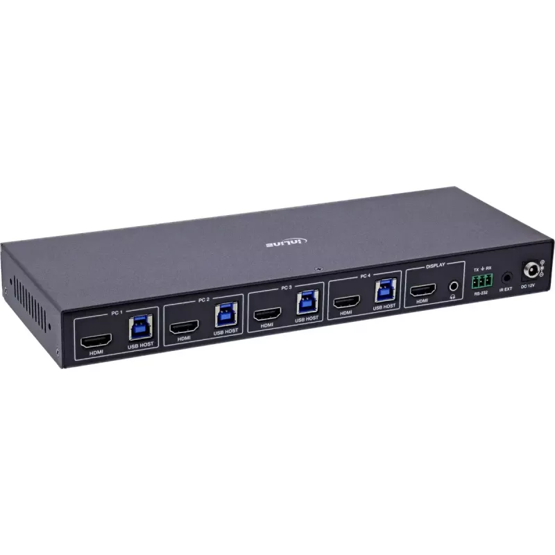 InLine 57885D KVM-Switch Rackmontage Schwarz