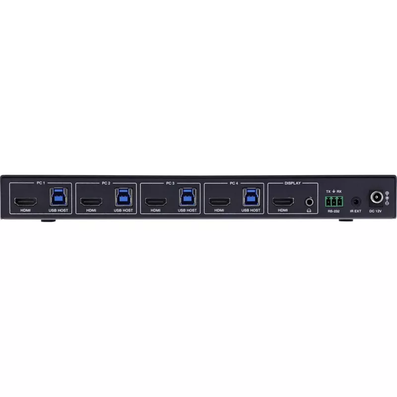 InLine 57885D KVM-Switch Rackmontage Schwarz