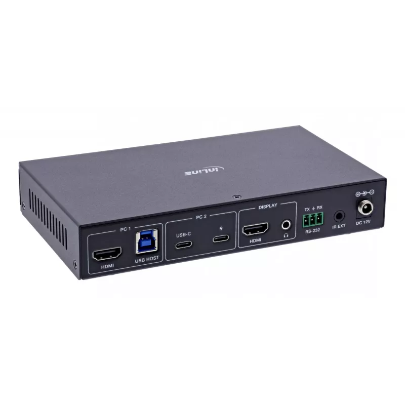 InLine 57885E KVM-Switch Rackmontage Schwarz