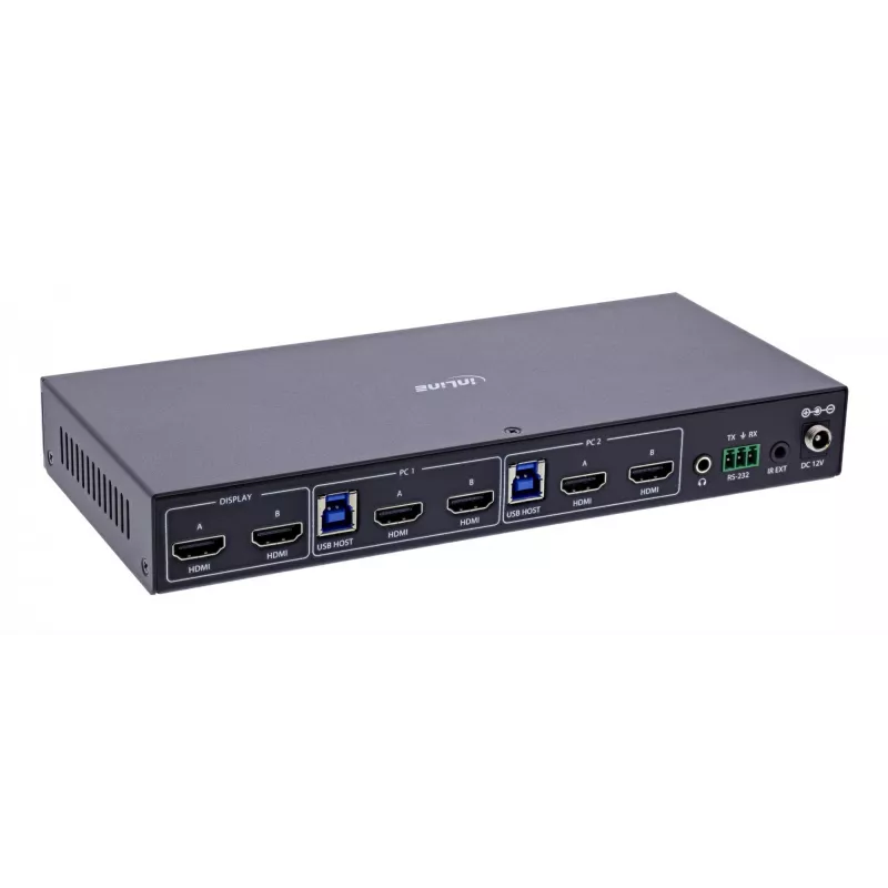 InLine 57885H KVM-Switch Rackmontage Schwarz