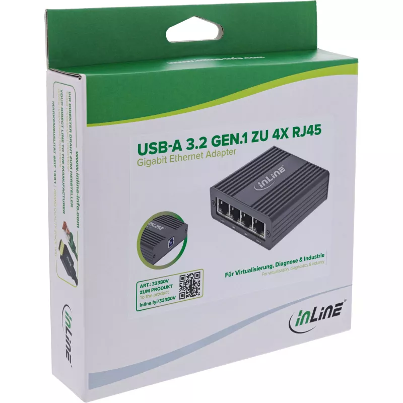 InLine 33380V Netzwerkkarte Ethernet 1000 Mbit/s