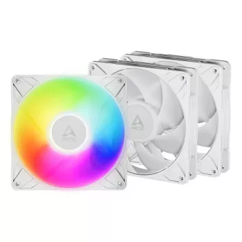 ARCTIC Freezer P14 Pro A-RGB (Weiß) - 3er-Pack 140 mm A-RGB PWM Lüfter mit Kabelverteiler
