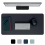 Leitz Große Schreibtischmatte. Produktfarbe: Schwarz, Material: Polyvinylchlorid (PVC). Breite: 400 mm, Tiefe: 800 mm, Höhe: 2 mm
