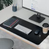 Leitz Große Schreibtischmatte. Produktfarbe: Schwarz, Material: Polyvinylchlorid (PVC). Breite: 400 mm, Tiefe: 800 mm, Höhe: 2 mm