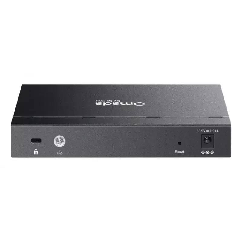 TP-Link Omada ES208GP Netzwerk-Switch Managed L2 Gigabit Ethernet (10/100/1000) Power over Ethernet (PoE) Hutschiene Schwarz