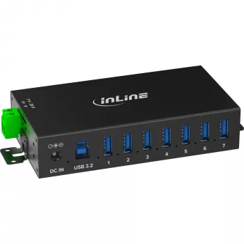 InLine 35396B Interface Hub USB 3.2 Gen 1 (3.1 Gen 1) Type-B 5000 Mbit/s Schwarz