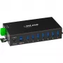 InLine 35396B Interface Hub USB 3.2 Gen 1 (3.1 Gen 1) Type-B 5000 Mbit/s Schwarz