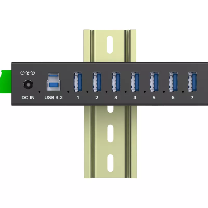 InLine 35396B Interface Hub USB 3.2 Gen 1 (3.1 Gen 1) Type-B 5000 Mbit/s Schwarz