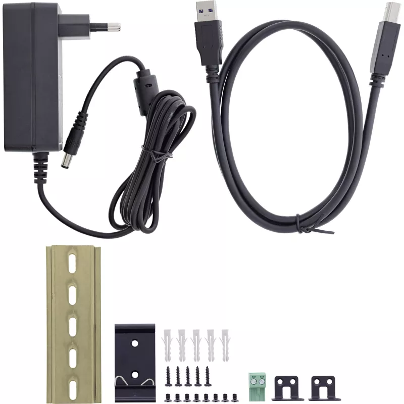 InLine 35396B Interface Hub USB 3.2 Gen 1 (3.1 Gen 1) Type-B 5000 Mbit/s Schwarz