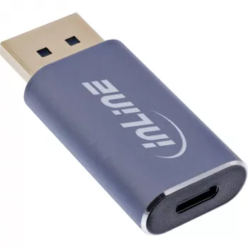 InLine 64107I Videokabel-Adapter USB Type-C DisplayPort Grau