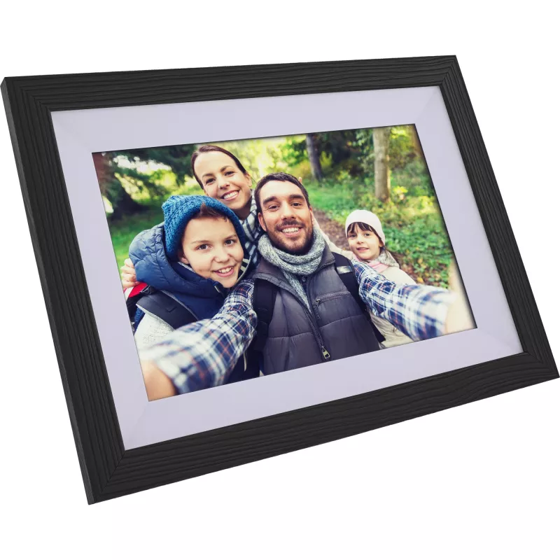 InLine WiFi-Bilderrahmen WiFRAME 2, 10,1 Zoll 1920x1200 16:10 IPS Touch, Frameo APP