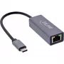 InLine 33380Q RJ-45 Adapter USB Typ-C Stecker 1 Gbit/s Grau