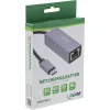 InLine 33380Q RJ-45 Adapter USB Typ-C Stecker 1 Gbit/s Grau