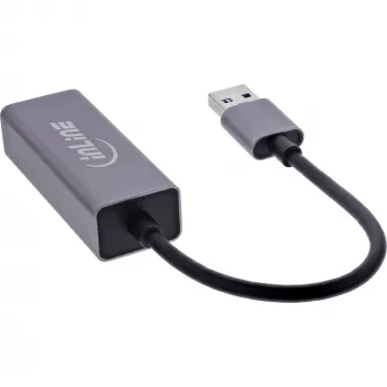 InLine 33380P Schnittstellenkarten/Adapter RJ-45 USB Typ-A Stecker 1 Gbit/s