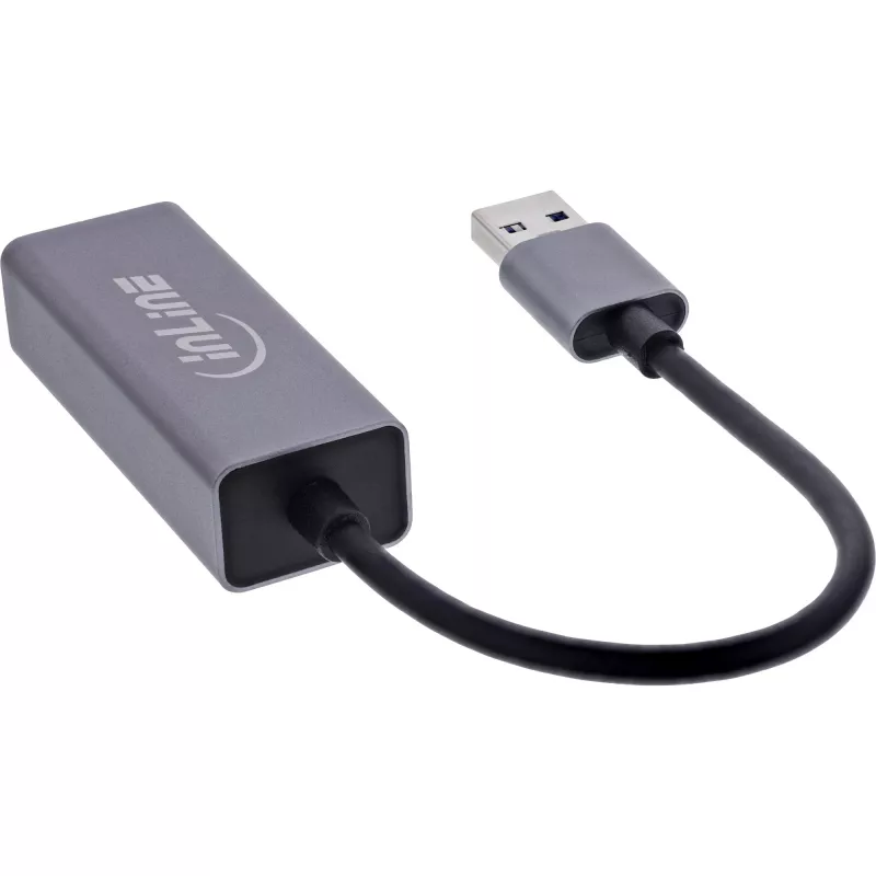 InLine 33380P Schnittstellenkarten/Adapter RJ-45 USB Typ-A Stecker 1 Gbit/s