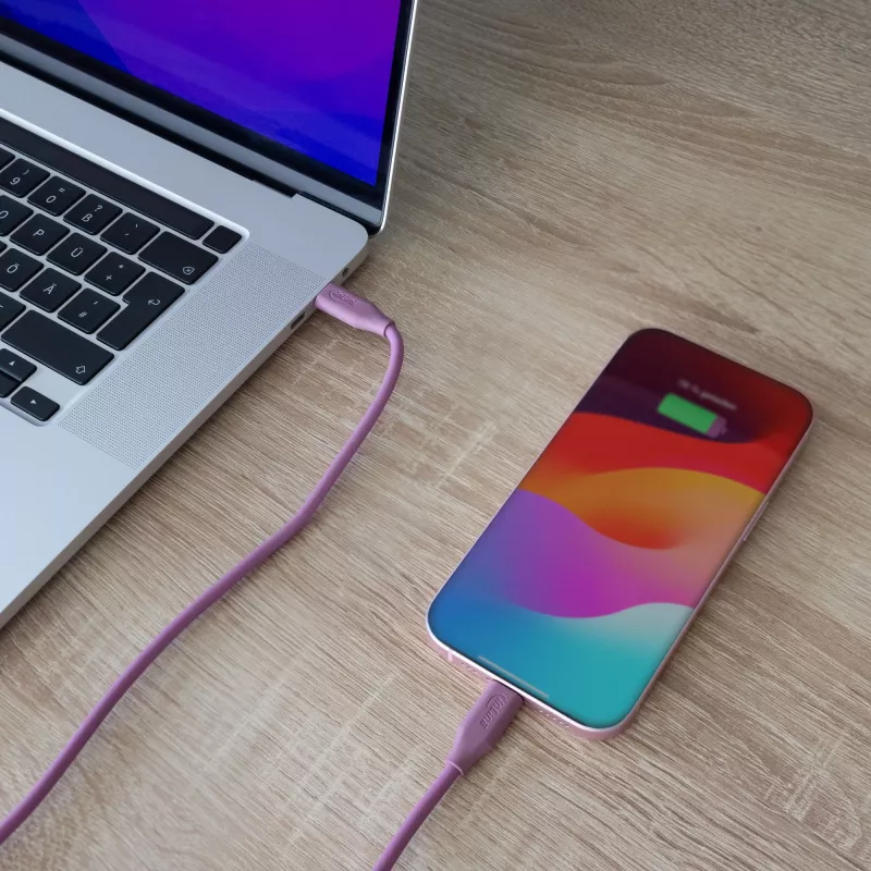 USB-Kabel InLine 35891P 1m USB C Violett USB 2.0 0,48 Gbit/s