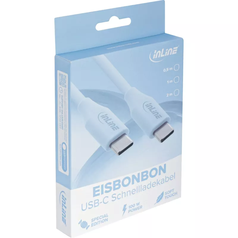 InLine 35895B USB-Kabel USB 2.0 0,5 m USB C Blau