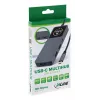 USB-C-Schnittstellen-Hub InLine 35392D USB 3.2 Gen 2 Type-C Host zu HDMI, USB-A, USB-C 10000 Mbit/s Grau