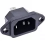 InLine S-16701 Netzstecker-Adapter Schwarz