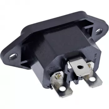 InLine S-16701 Netzstecker-Adapter Schwarz