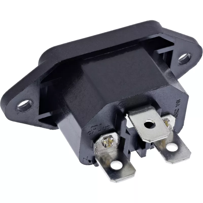 InLine S-16701 Netzstecker-Adapter Schwarz
