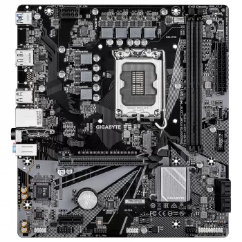 GIGABYTE H610M D3W WIFI6 Mainboard – Unterstützt Intel Core CPUs der 14. Generation, 5+1+1 Phasen VRM, bis zu 5600 MHz DDR4, 1x PCIe 3.0 M.2, Wi-Fi 6, 1GbE LAN, USB 3.2 Gen 1