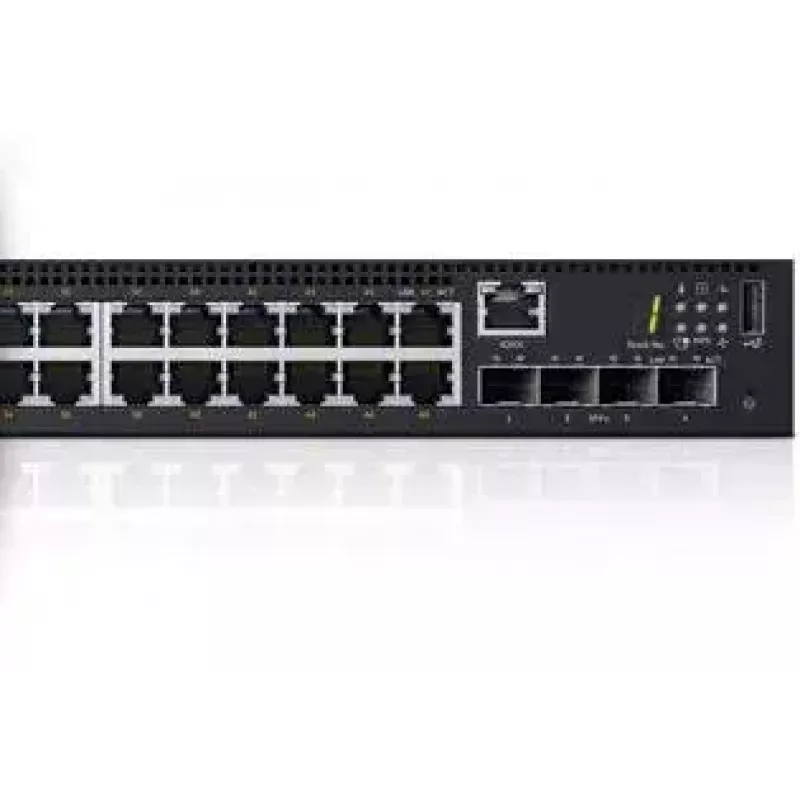 DELL N1524P Managed L3 Gigabit Ethernet (10/100/1000) Power over Ethernet (PoE) 1U Schwarz