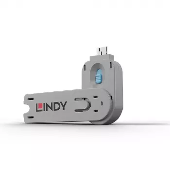 Port-Blocker-Schlüssel Lindy USB Typ A Port Blocker Key Blau