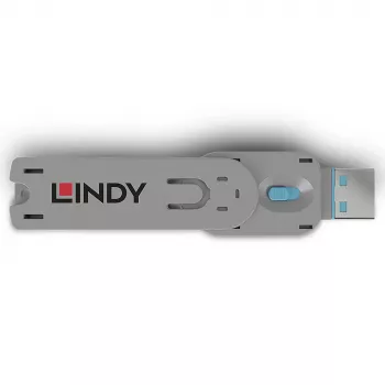 Port-Blocker-Schlüssel Lindy USB Typ A Port Blocker Key Blau
